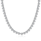 [Solara Jewelry] オーネイト ハートカット テニスネックレス