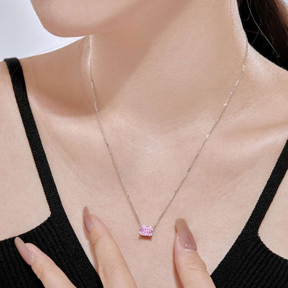 [Solara Jewelry ]豪華スクエア型カラフルネックレス
