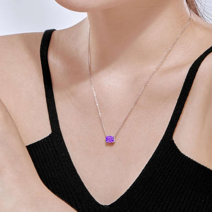 [Solara Jewelry ]豪華スクエア型カラフルネックレス