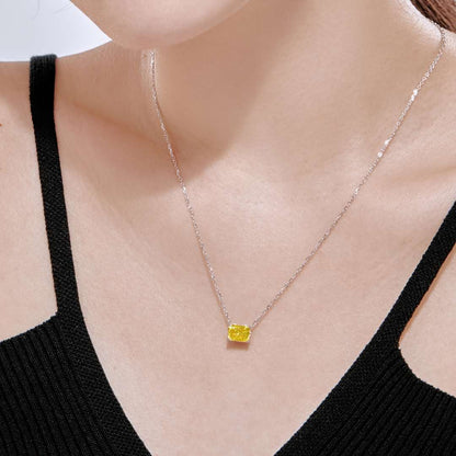 [Solara Jewelry ]豪華スクエア型カラフルネックレス