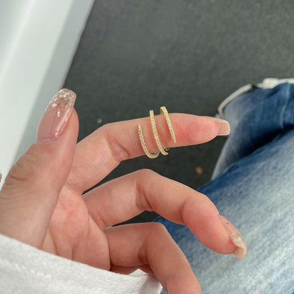 [Solara Jewelry ]Unique Vibrant Entangle Daily Ring