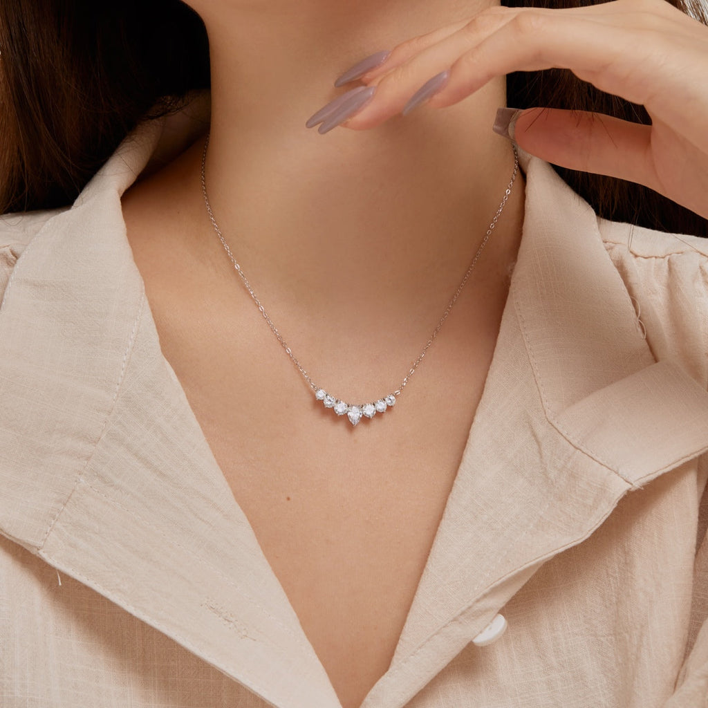[Solara Jewelry ]可憐なカラフルハートネックレス