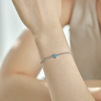 [Solara Jewelry ]0,5 Karat Elegantes, romantisches Armband in Herzform für Liebende