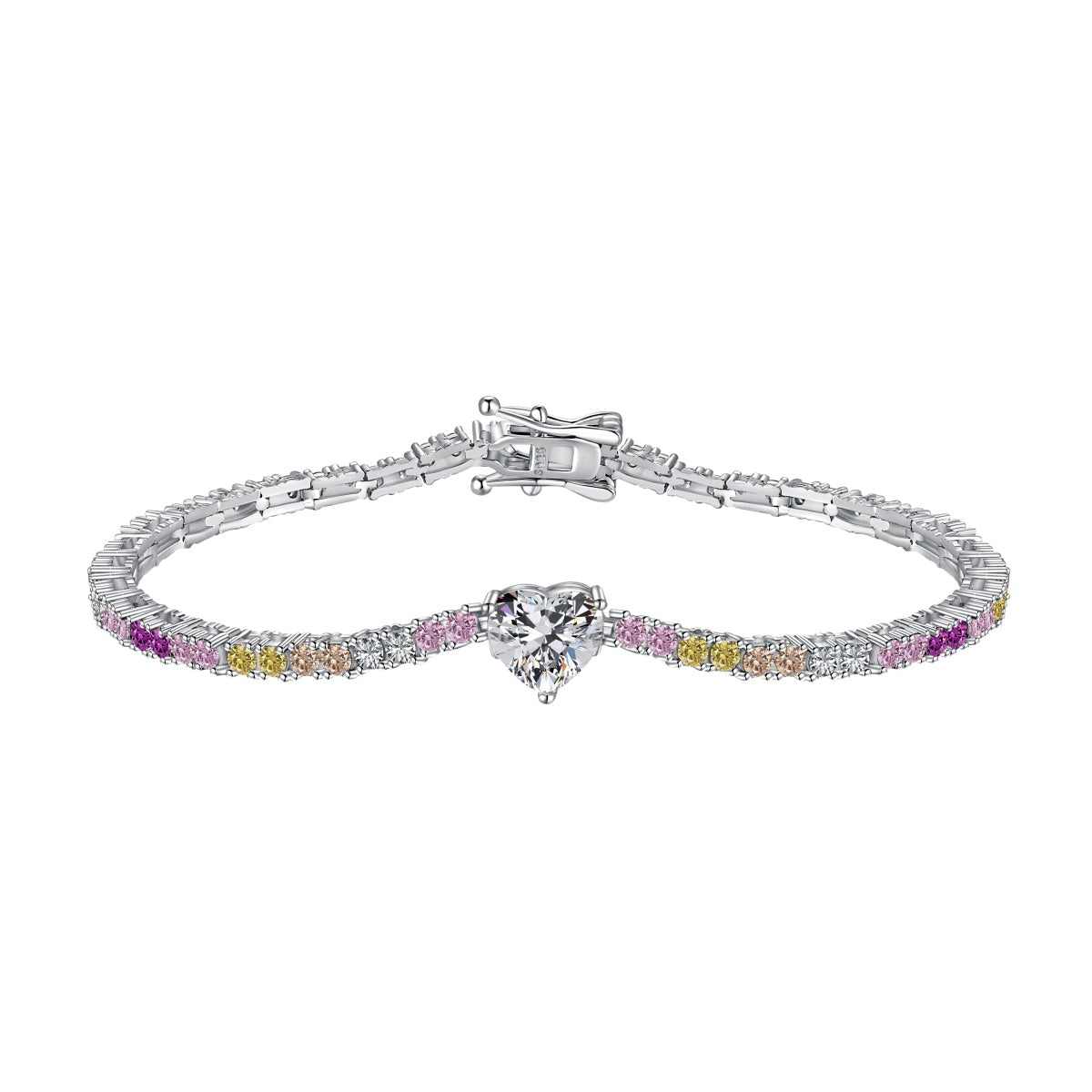 [Solara Jewelry ]Zartes romantisches Herzform-Armband für Verliebte