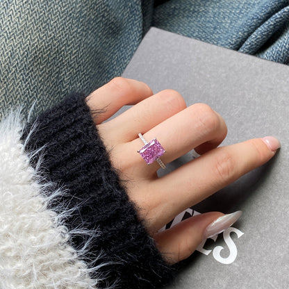 [Solara Schmuck ]4.0 Karat Luxuriöser Verlobungsring