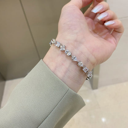 [Solara Jewelry ]Einzigartiges, exquisites Armband mit Facettenschliff für den Alltag