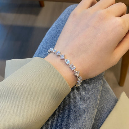 [Solara Jewelry ]Einzigartiges, exquisites Armband mit Facettenschliff für den Alltag