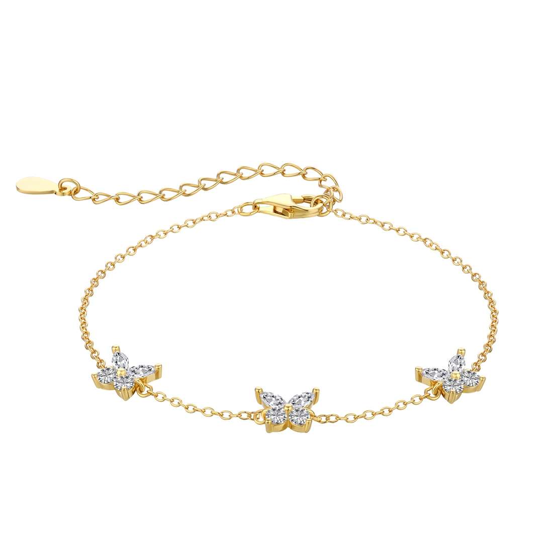 [Solara Jewelry ]ラディアントバタフライシェイプネックレス