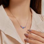 [Solara Jewelry ]可憐なカラフルハートネックレス
