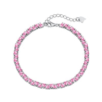 [Solara Jewelry ]Dazzling Romantic Heart Shape Lover Bracelet