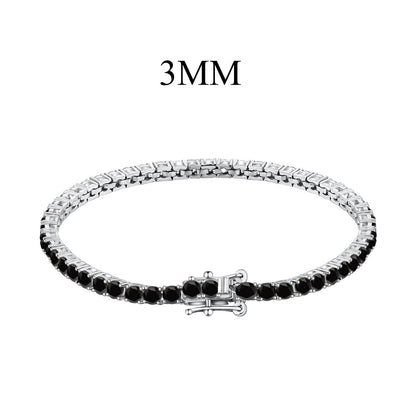[Solara Schmuck ]Strahlendes Buntes Armband mit Rundschliff für Partys