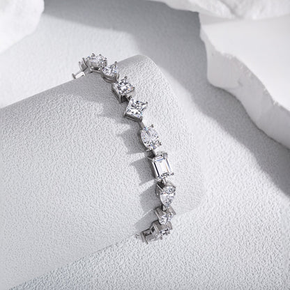 [Solara Jewelry ]Einzigartiges, exquisites Armband mit Facettenschliff für den Alltag