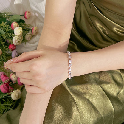 [Solara Jewelry ]Einzigartiges, exquisites Armband mit Facettenschliff für den Alltag