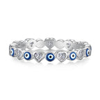 [Solara Jewelry ]Strahlender bunter runder Alltagsring