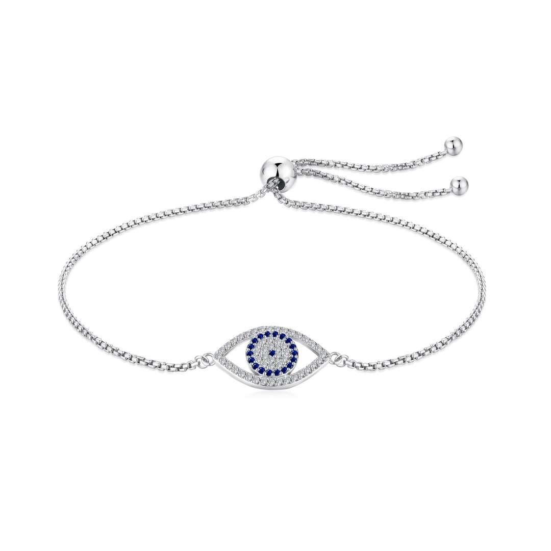 [Solara Jewelry ]目のような形のきらめくネックレス