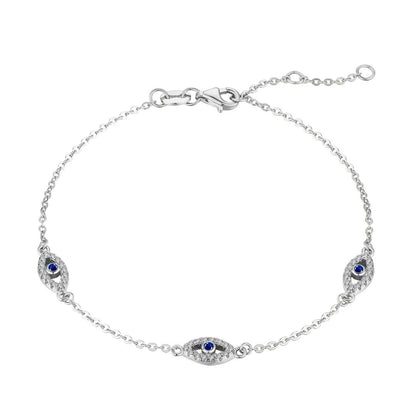 [Solara Jewelry ]イーブルアイ シェイプペンダントネックレス
