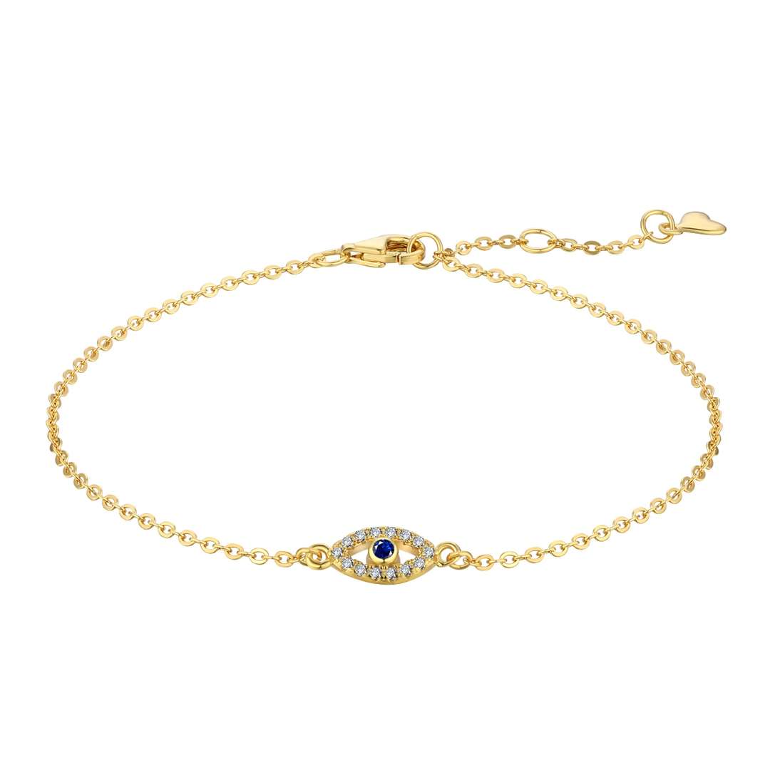 [Solara Jewelry]イーブルアイシェイプネックレス