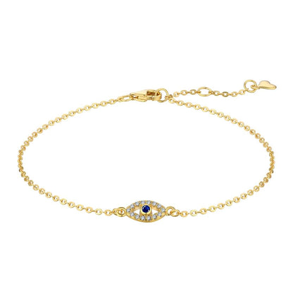 [Solara Jewelry]イーブルアイシェイプネックレス