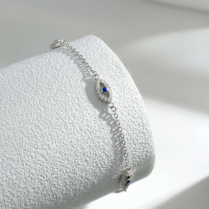 [Solara Jewelry ]イーブルアイ シェイプペンダントネックレス