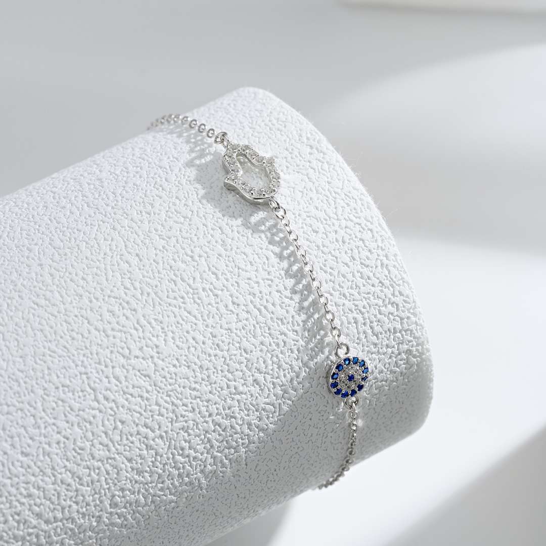 [Solara Jewelry ]ゴーストシェイプ＆ラウンドシェイプネックレス
