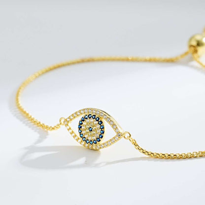 [Solara Jewelry ]目のような形のきらめくネックレス
