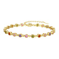 [Solara Jewelry ]Funkelndes, exquisites Partyarmband mit Rundschliff