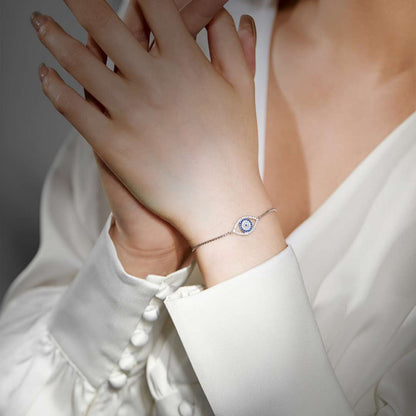 [Solara Jewelry ]目のような形のきらめくネックレス