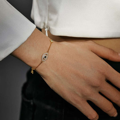[Solara Jewelry ]可憐な目型ネックレス