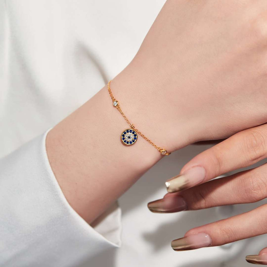 [Solara Jewelry ]デビルズアイ ラウンドシェイプ ブレスレット