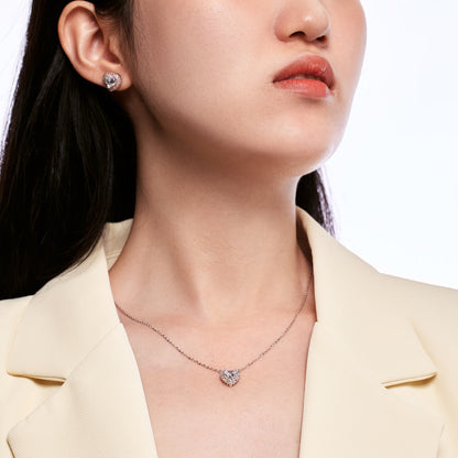 [ソララジュエリー] 輝くハート型ラバーピアス