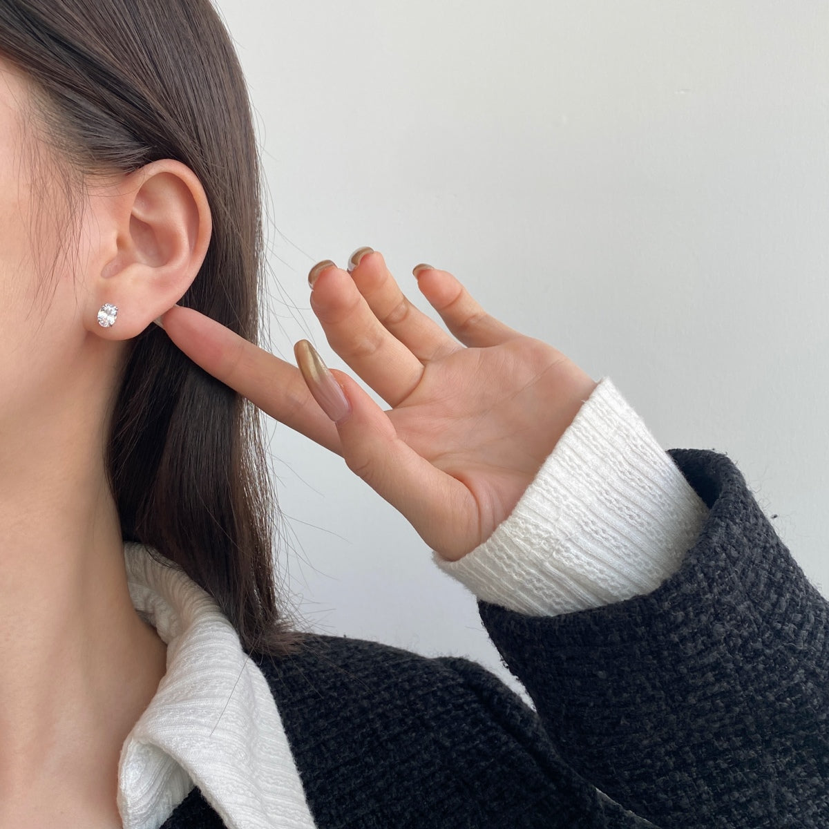 [Solara Schmuck] Ovale klassische, würdevolle elegante Ohrringe