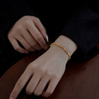 [Solara Jewelry ]Funkelndes, exquisites Partyarmband mit Rundschliff
