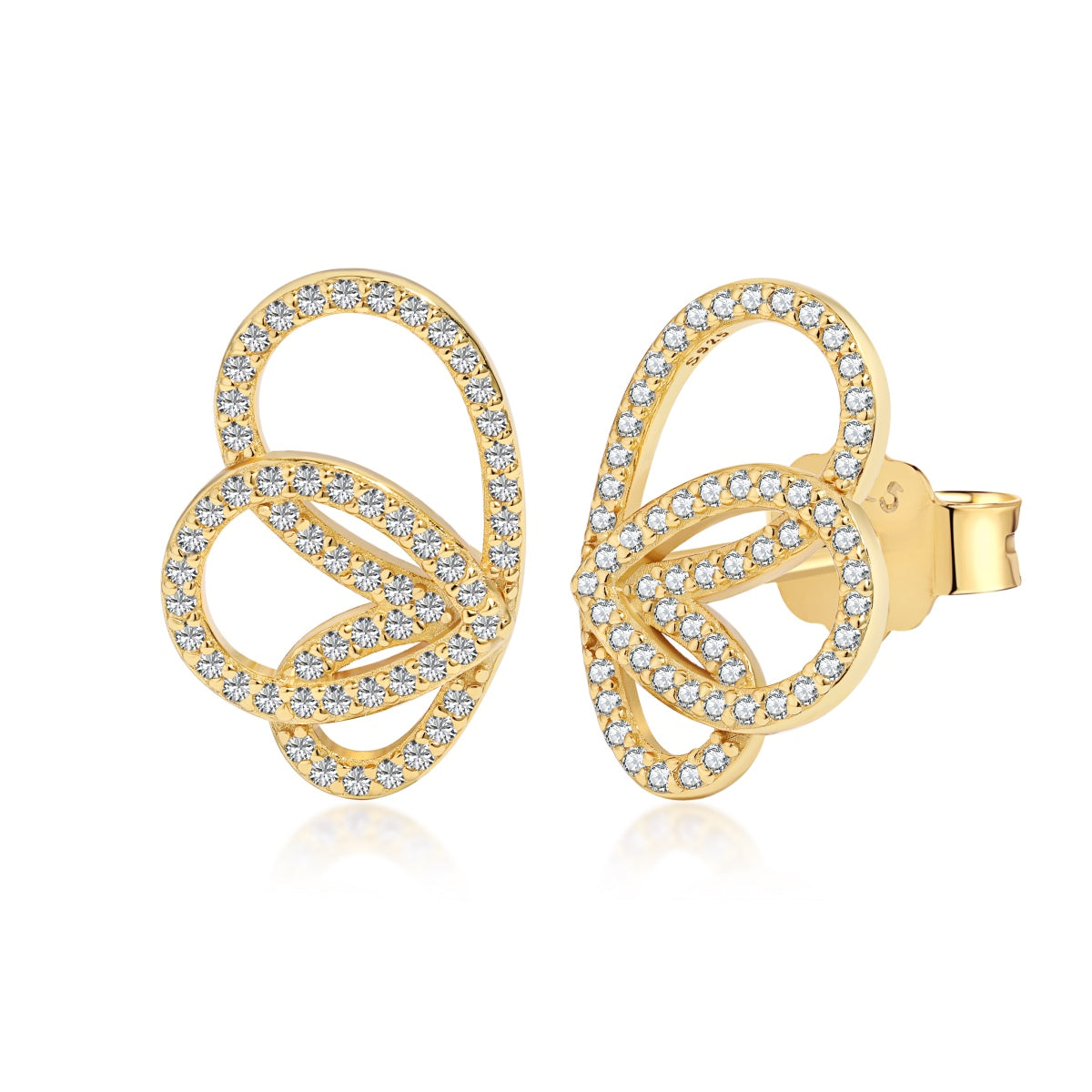 [Solara Schmuck] Exquisite Ohrringe in Schmetterlingsform