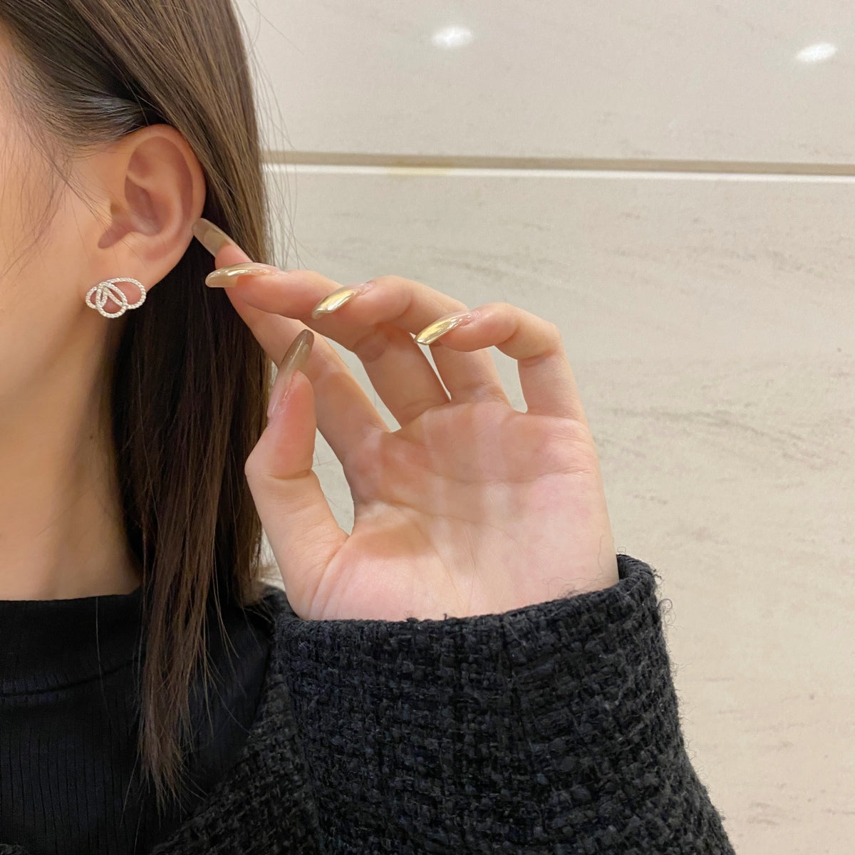 [Solara Schmuck] Exquisite Ohrringe in Schmetterlingsform