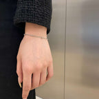 [Solara Jewelry ]繊細なビーズ二連ブレスレット