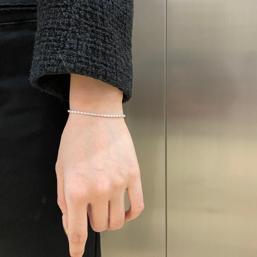[Solara Jewelry ]Elegantes Armband mit Smaragdschliff für jeden Tag