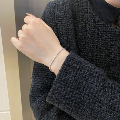 [Solara Jewelry ]Elegantes Armband mit Smaragdschliff für jeden Tag