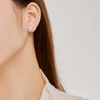 [Solara Jewelry ]Verzierte bunte Achteck-Ohrringe für den Alltag