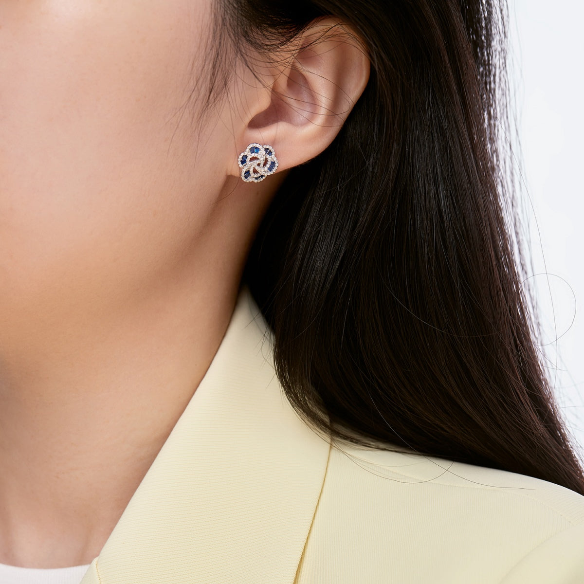 [Solara Jewelry ]可憐な花型デイリーイヤリング