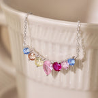 [Solara Jewelry ]可憐なカラフルハートネックレス