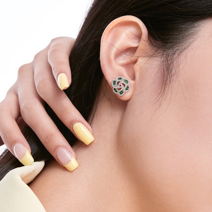 [Solara Jewelry ]可憐な花型デイリーイヤリング