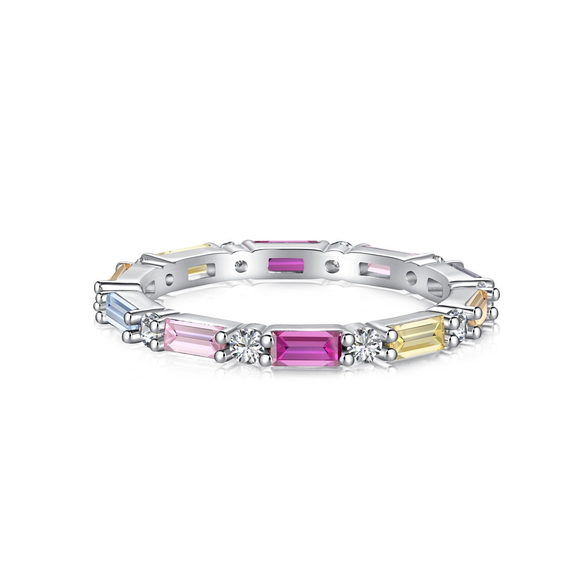[Solara Jewelry ]Lively In Shades Elegant Radiant Cut Daily Ring