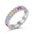 [Solara Jewelry ]Extravaganter opulenter Cocktailring mit Smaragd-Schliff