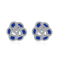 [Solara Jewelry ]Exquisite Flower Shape Daily Earrings