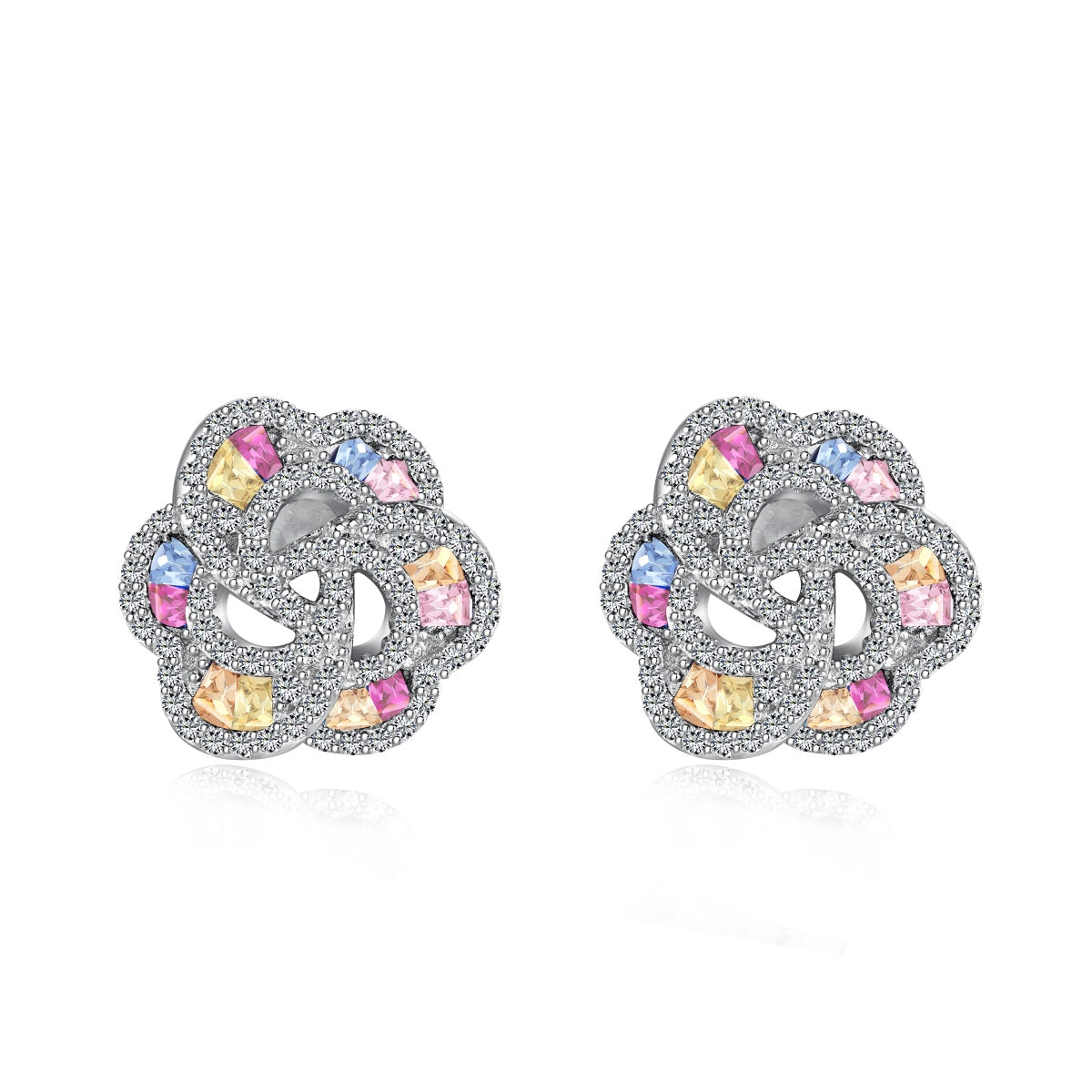 [Solara Jewelry ]可憐な花型デイリーイヤリング
