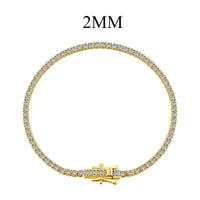 [Solara Jewelry ]Radiant Colorful Round Cut Party Bracelet