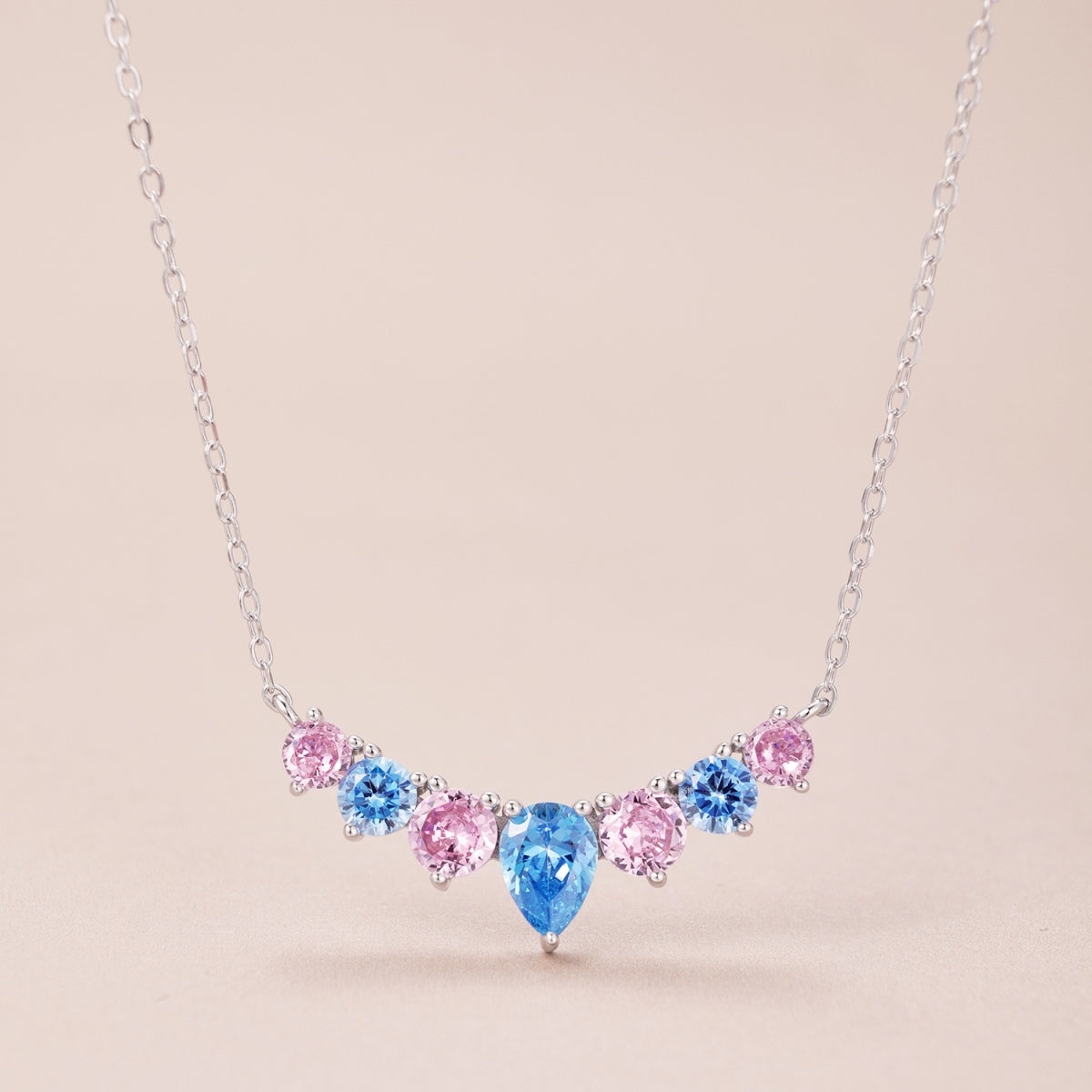 [Solara Jewelry ]可憐なカラフルハートネックレス