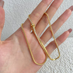 [Solara Jewelry ]繊細なラウンドシェイプテニスネックレス
