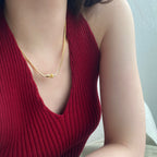 [Solara Jewelry ]繊細なラウンドシェイプテニスネックレス