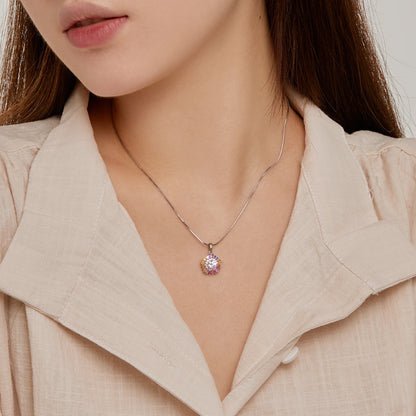 [Solara Jewelry ]可憐なフラワーカラフルネックレス
